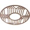 Ekena Millwork Empire Wood Fretwork Pierced Ceiling Medallion, Walnut, 20"OD x 7 3/8"ID x 3/8"T CMWP20X20X0375EPWA - alternate 2